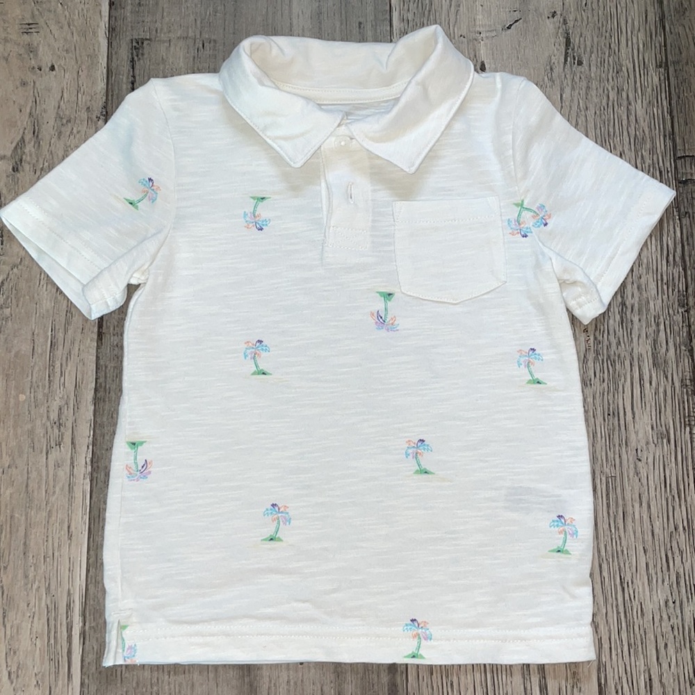 Toddler Dress Shirt Short-Sleeve 2 T